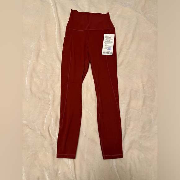 Lululemon Align High-Rise Pant with Pockets 25" color Mulled Wine size 4 - Picture 4 of 6